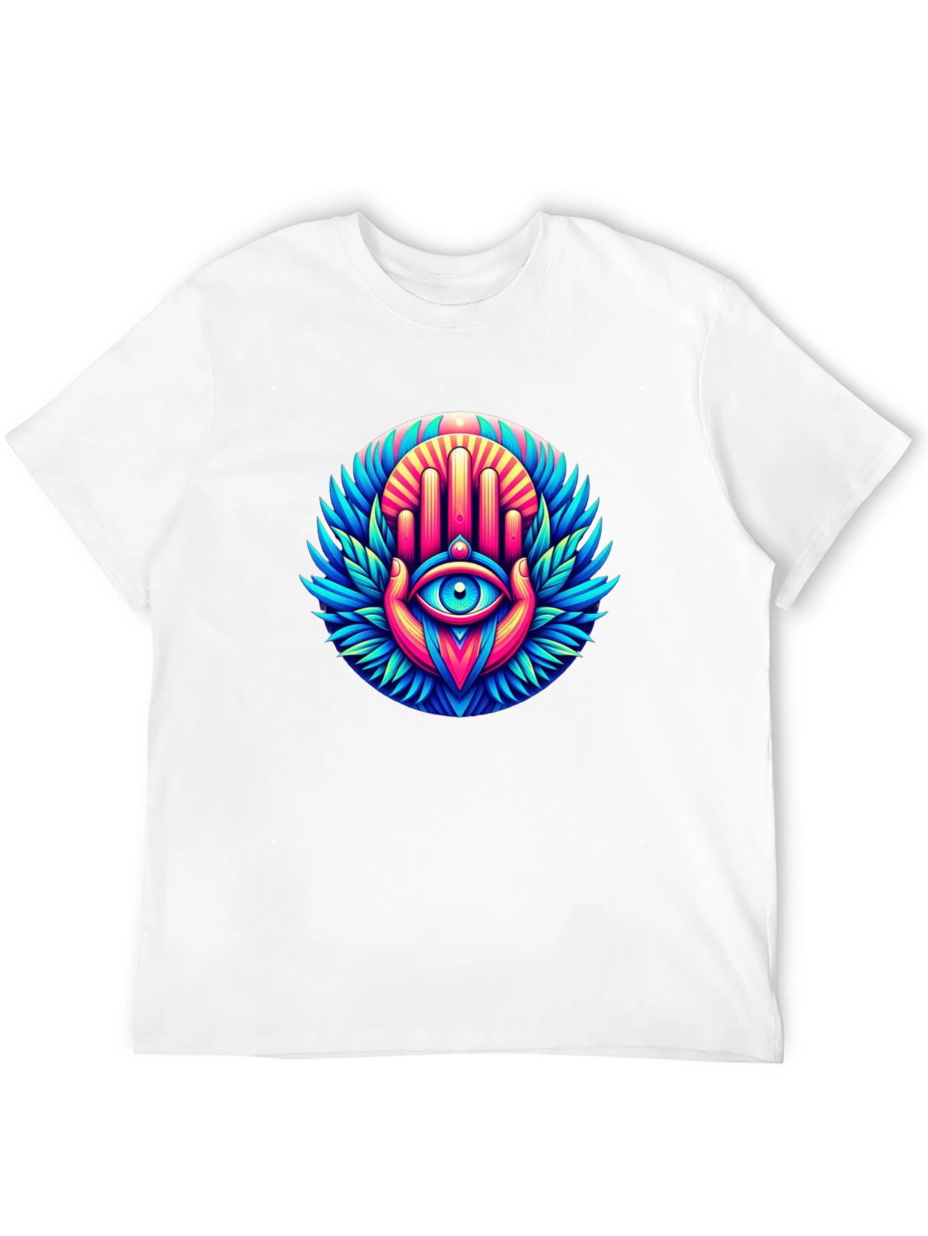 Eye Hand Graphic Tee - Black Cotton Blend