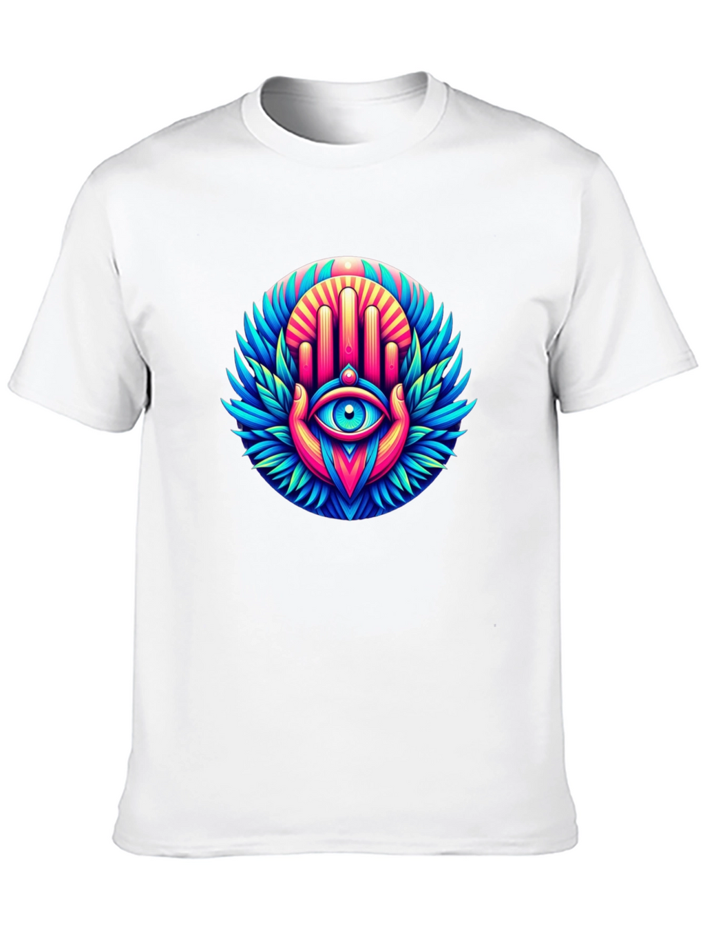 Eye Hand Graphic Tee - Black Cotton Blend
