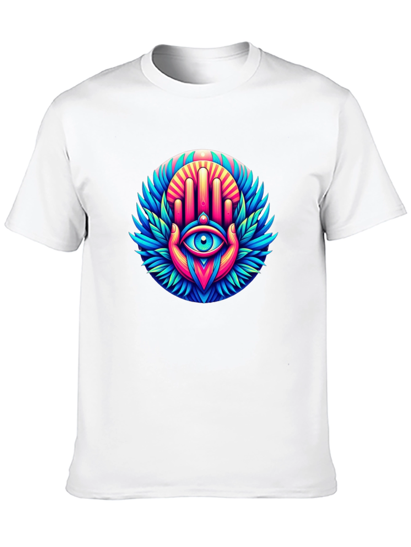 Eye Hand Graphic Tee - Black Cotton Blend