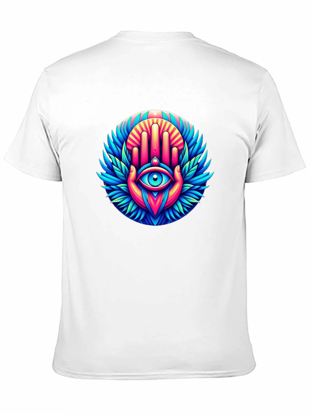 Eye Hand Graphic Tee - Black Cotton Blend