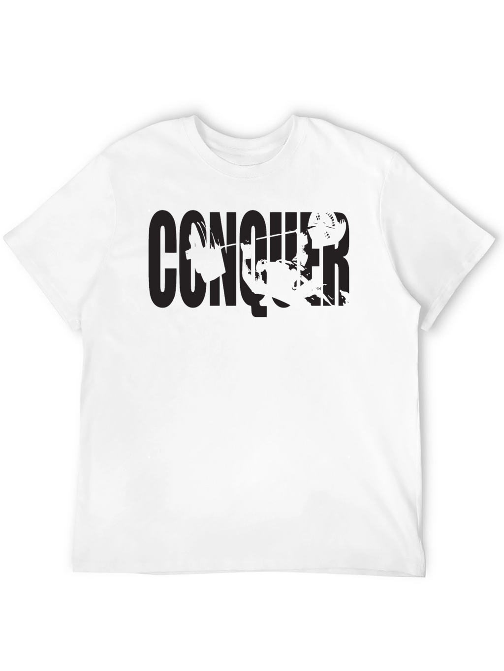 Conquer Graphic T-Shirt - Black
