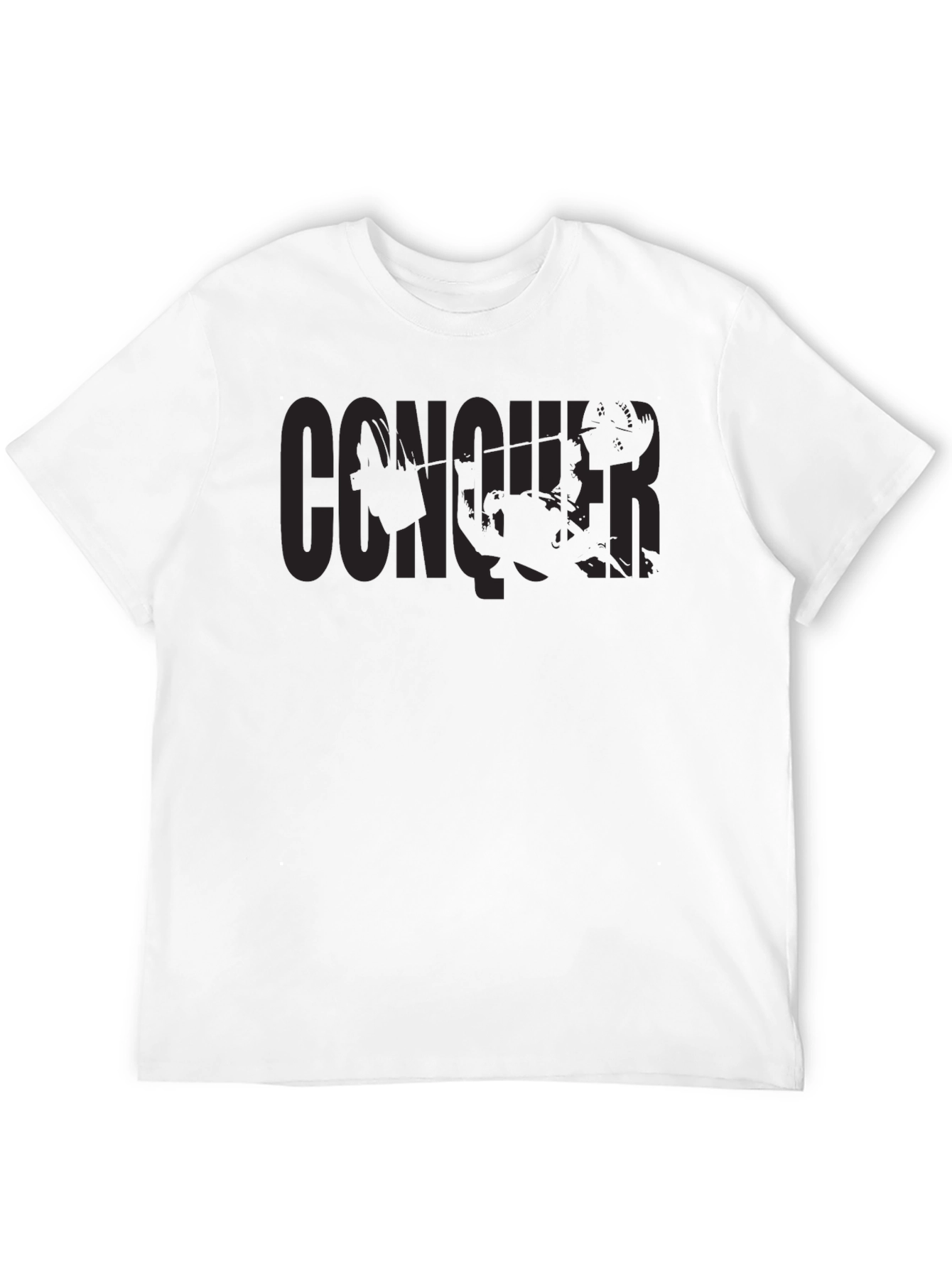 Conquer Graphic T-Shirt - Black