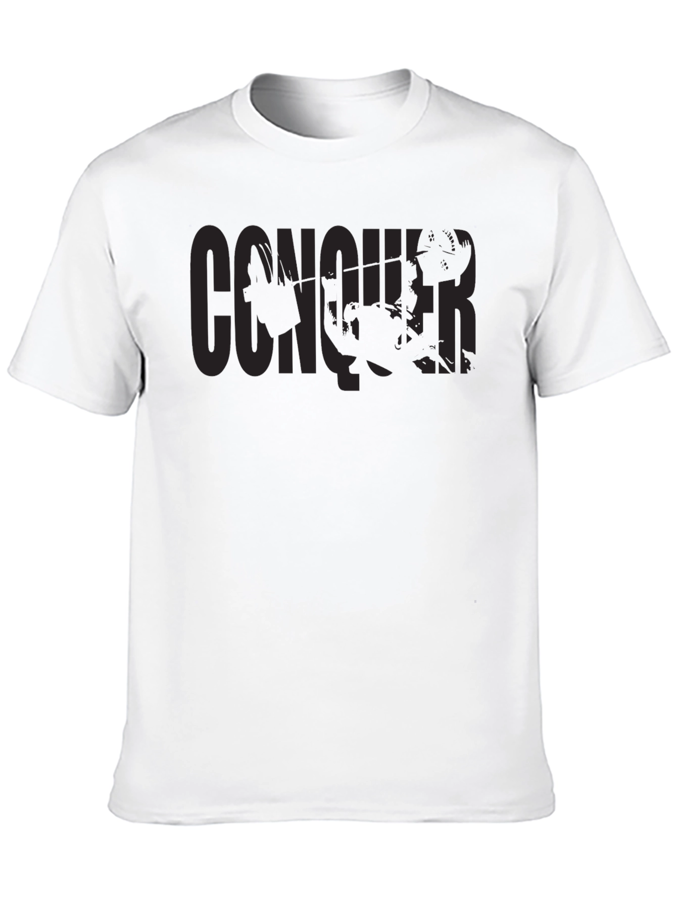Conquer Graphic T-Shirt - Black