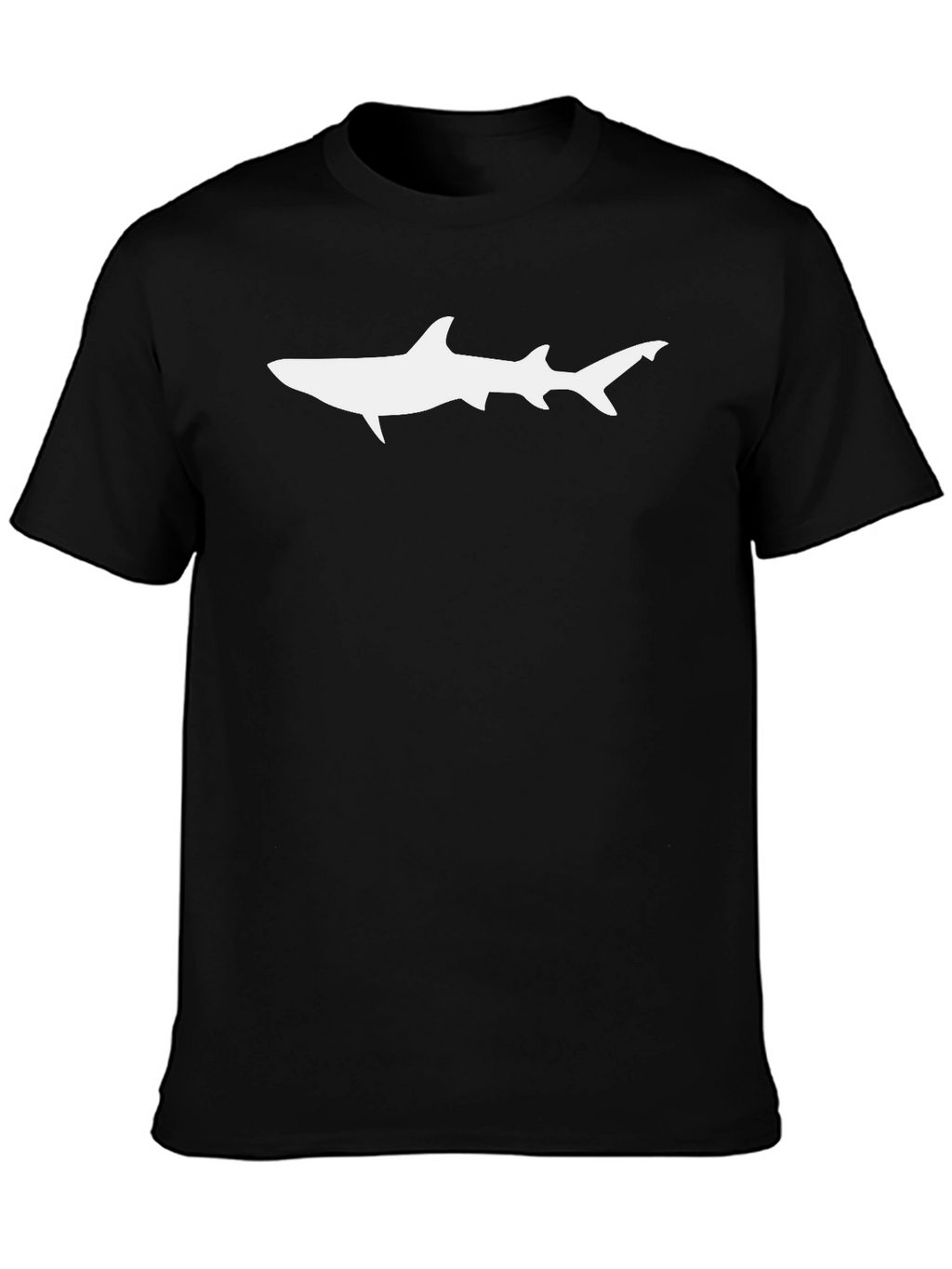 Shark Graphic Tee - Cool Black Cotton T-Shirt