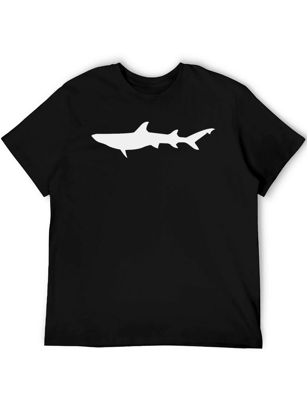 Shark Graphic Tee - Cool Black Cotton T-Shirt