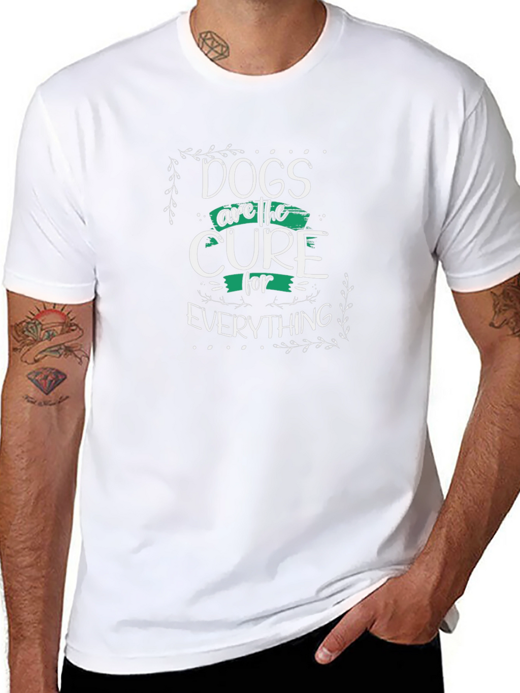 Dogs are the Cure Graphic T-Shirt