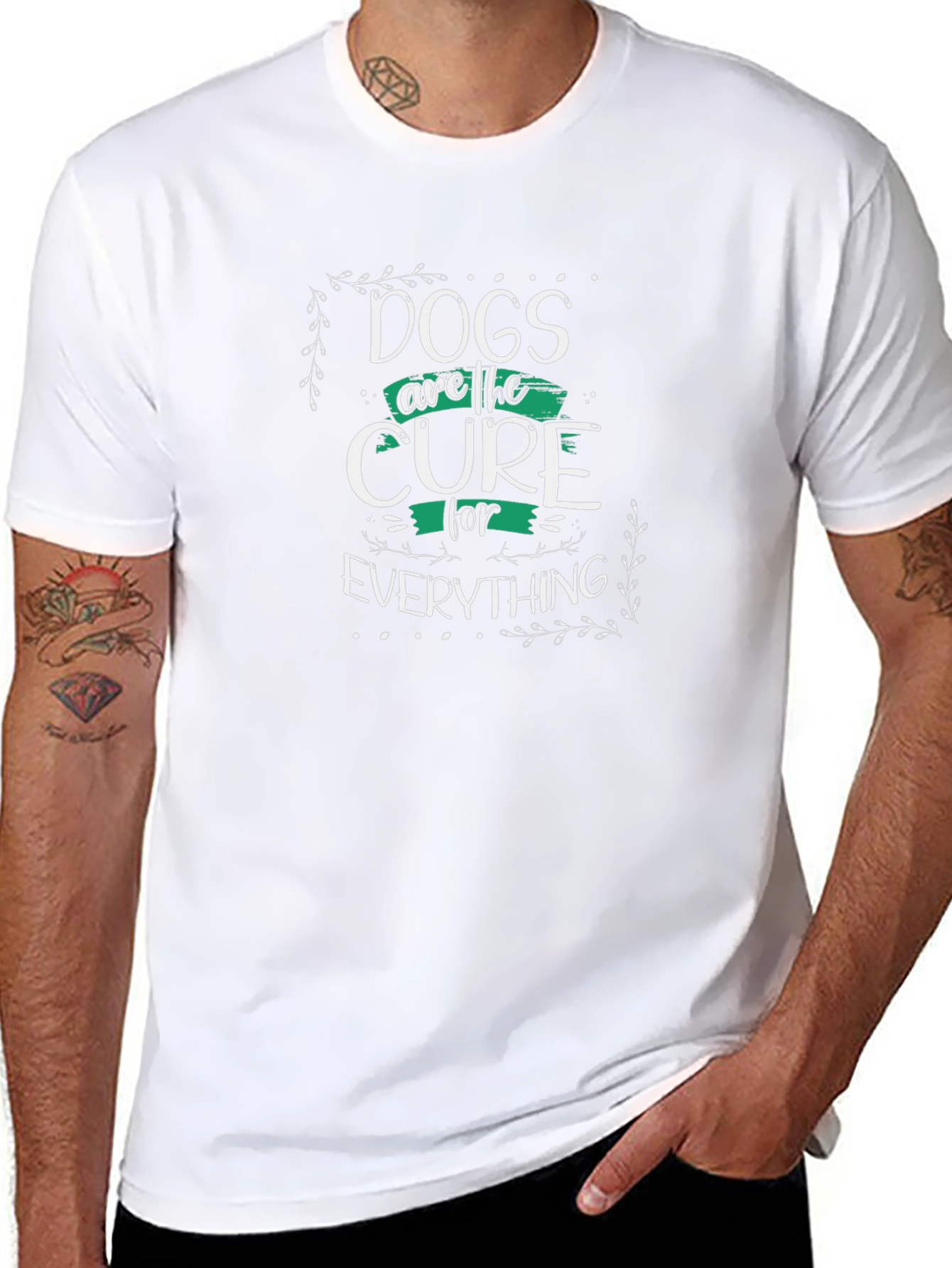 Dogs are the Cure Graphic T-Shirt