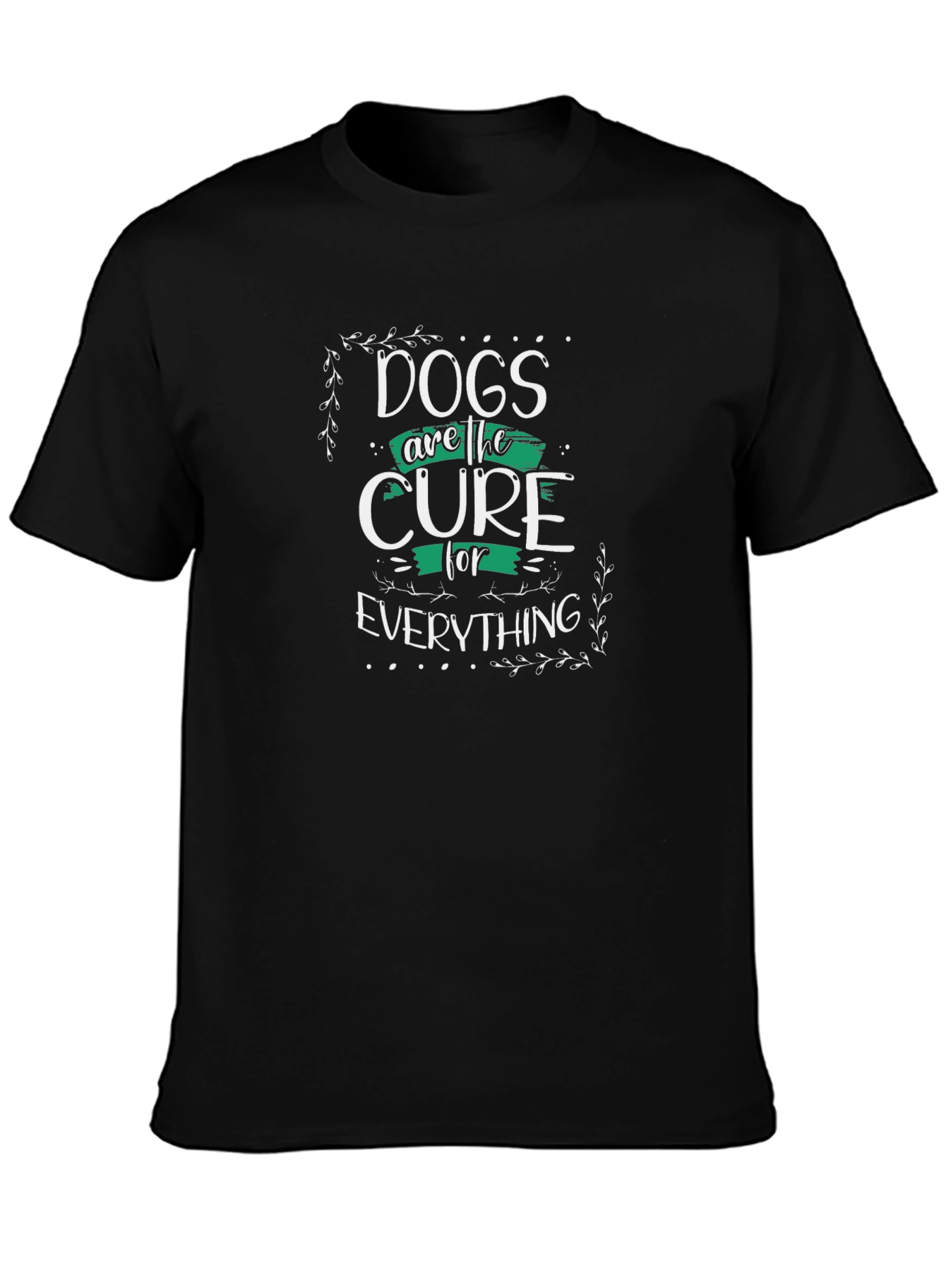 Dogs are the Cure Graphic T-Shirt