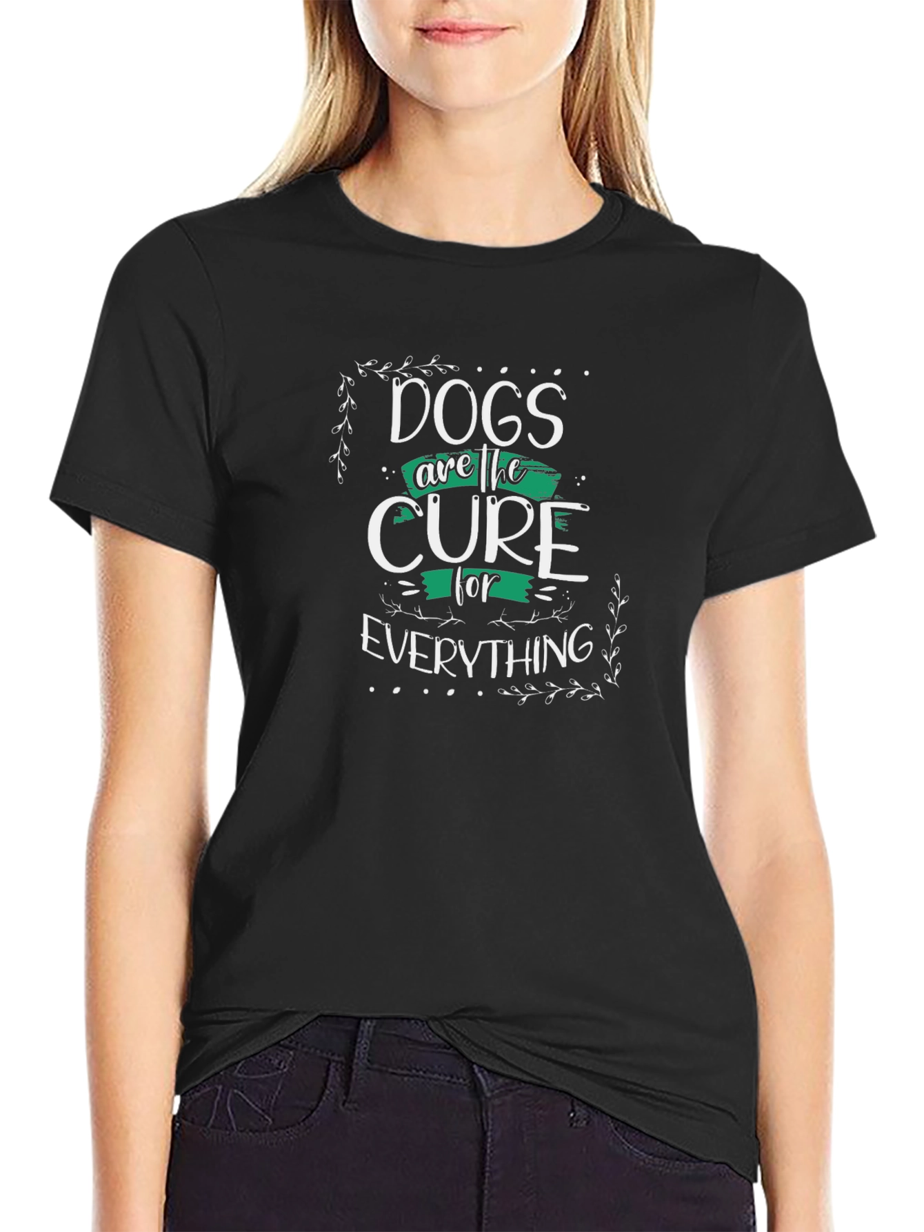 Dogs are the Cure Graphic T-Shirt