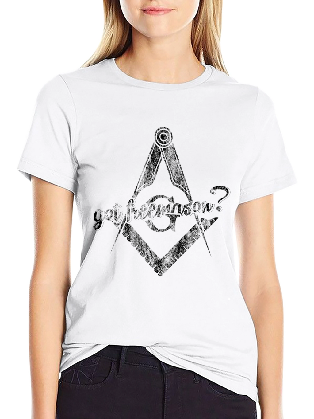 Got Freemason? Black Graphic T-Shirt