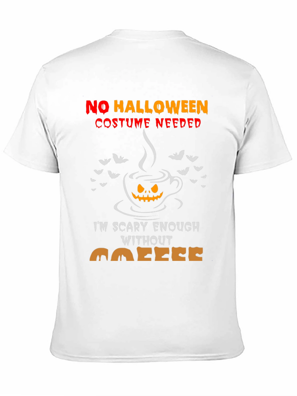 Scary Enough Coffee Halloween Tee