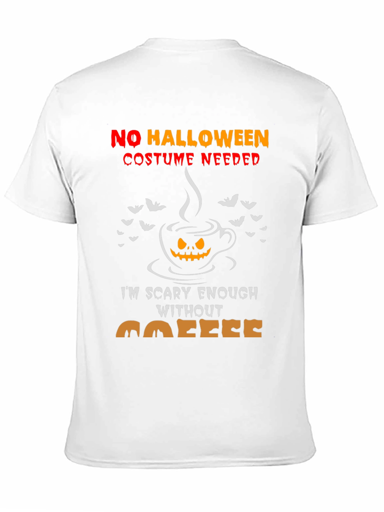 Scary Enough Coffee Halloween Tee
