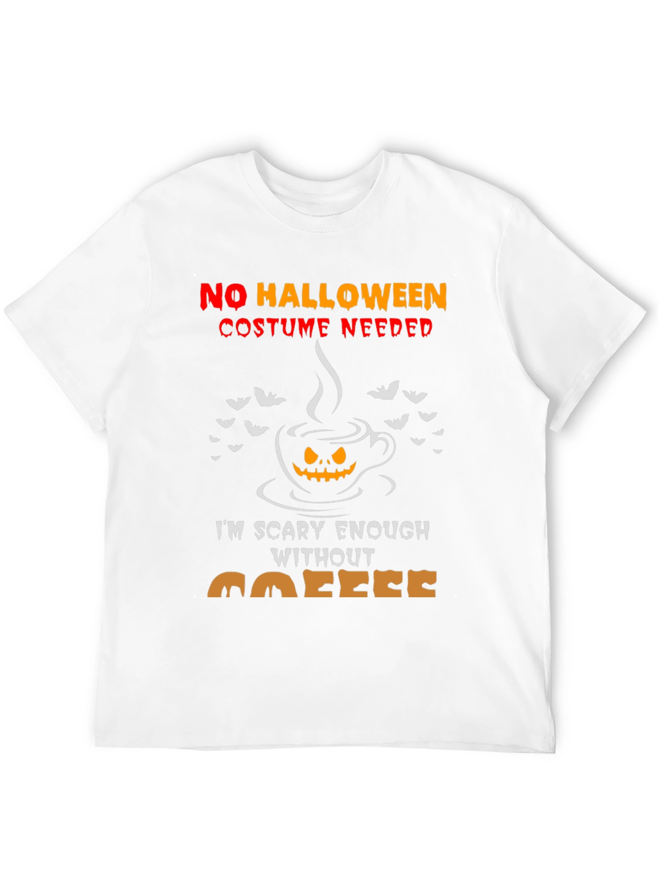 Scary Enough Coffee Halloween Tee