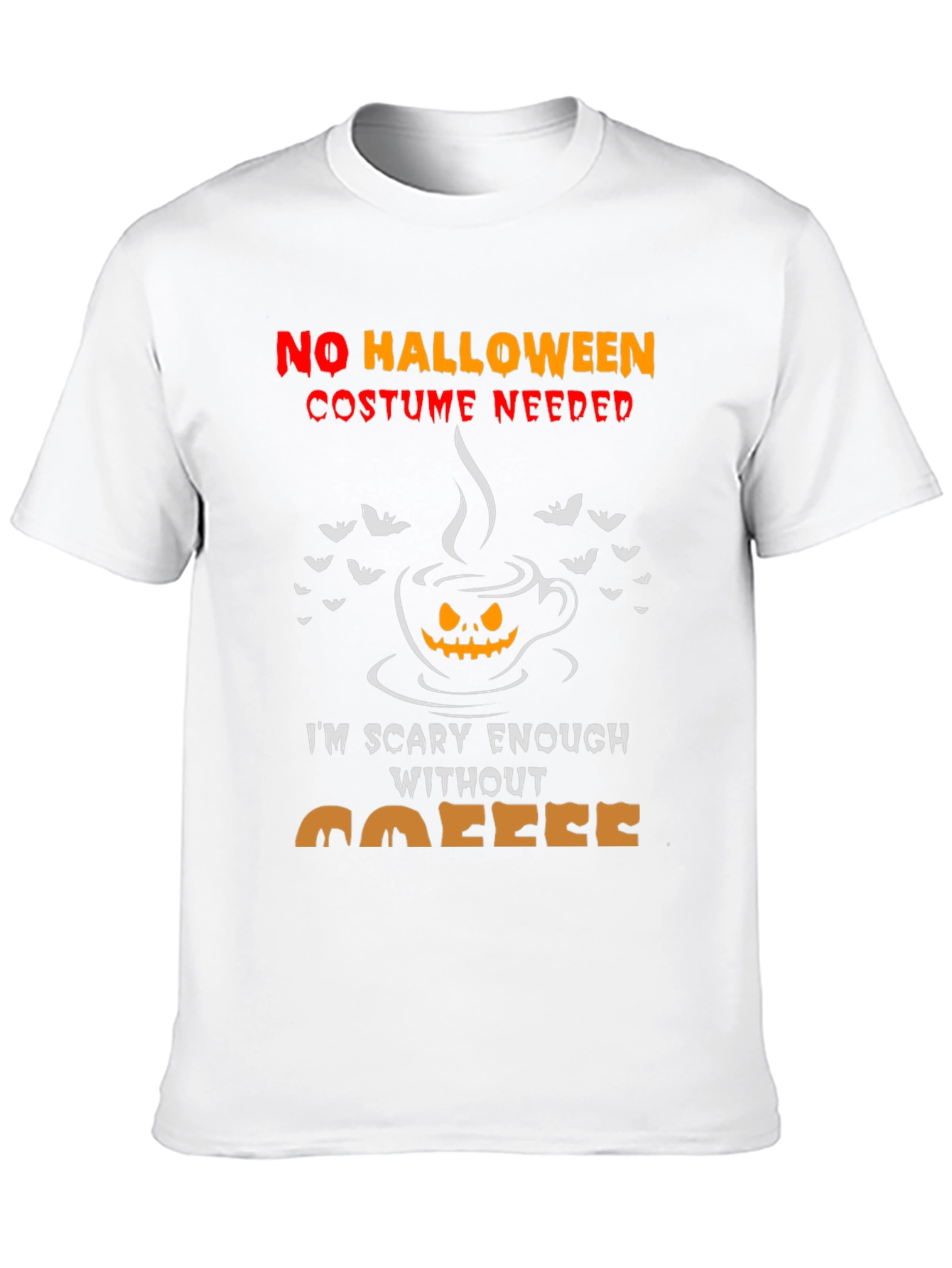Scary Enough Coffee Halloween Tee