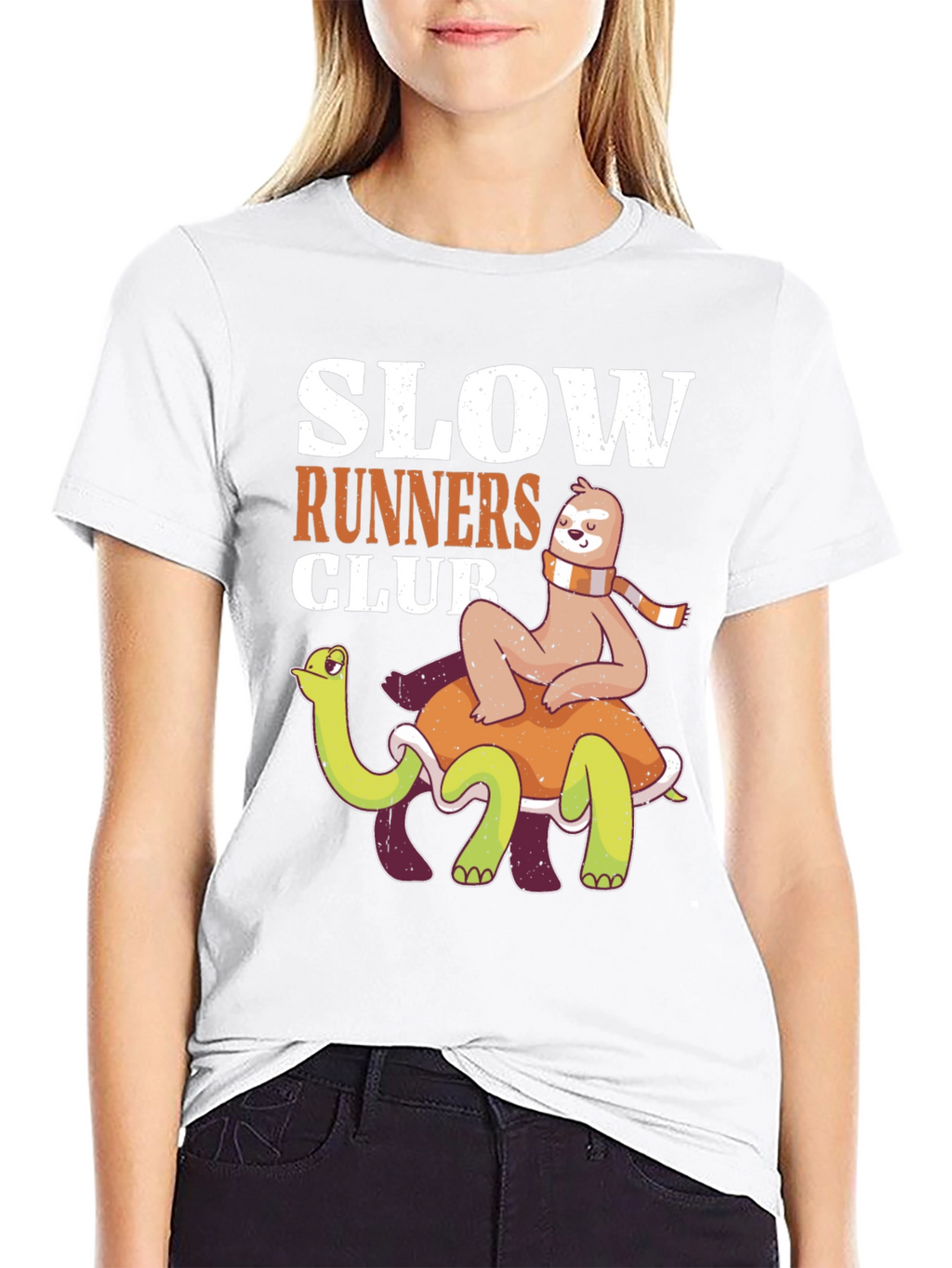 Slow Runners Club Sloth and Turtle T-Shirt