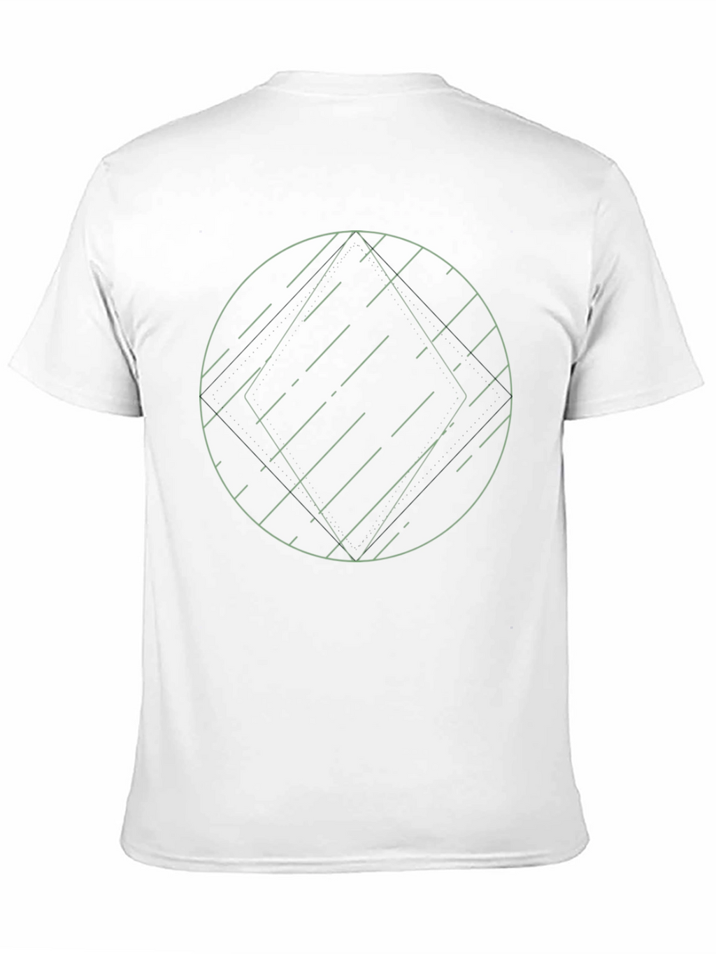 Geometric Graphic Tee - Modern Minimalist Design
