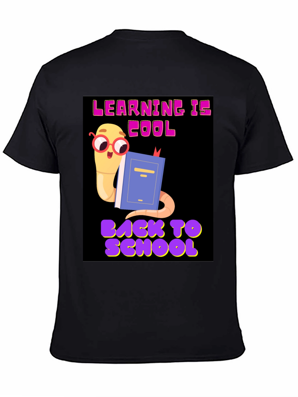Cool Worm Reading Book T-Shirt