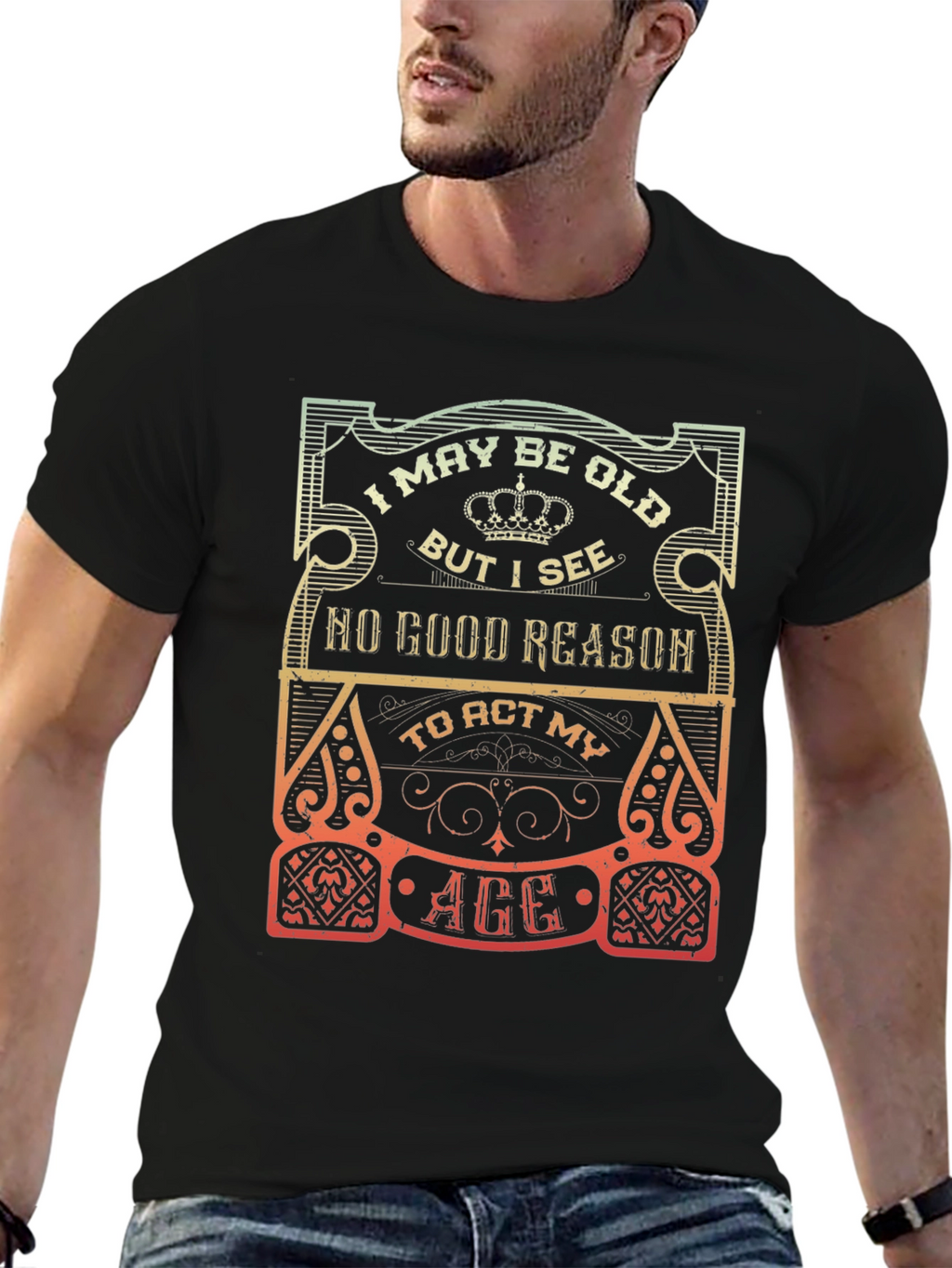 Funny I May Be Old Graphic T-Shirt