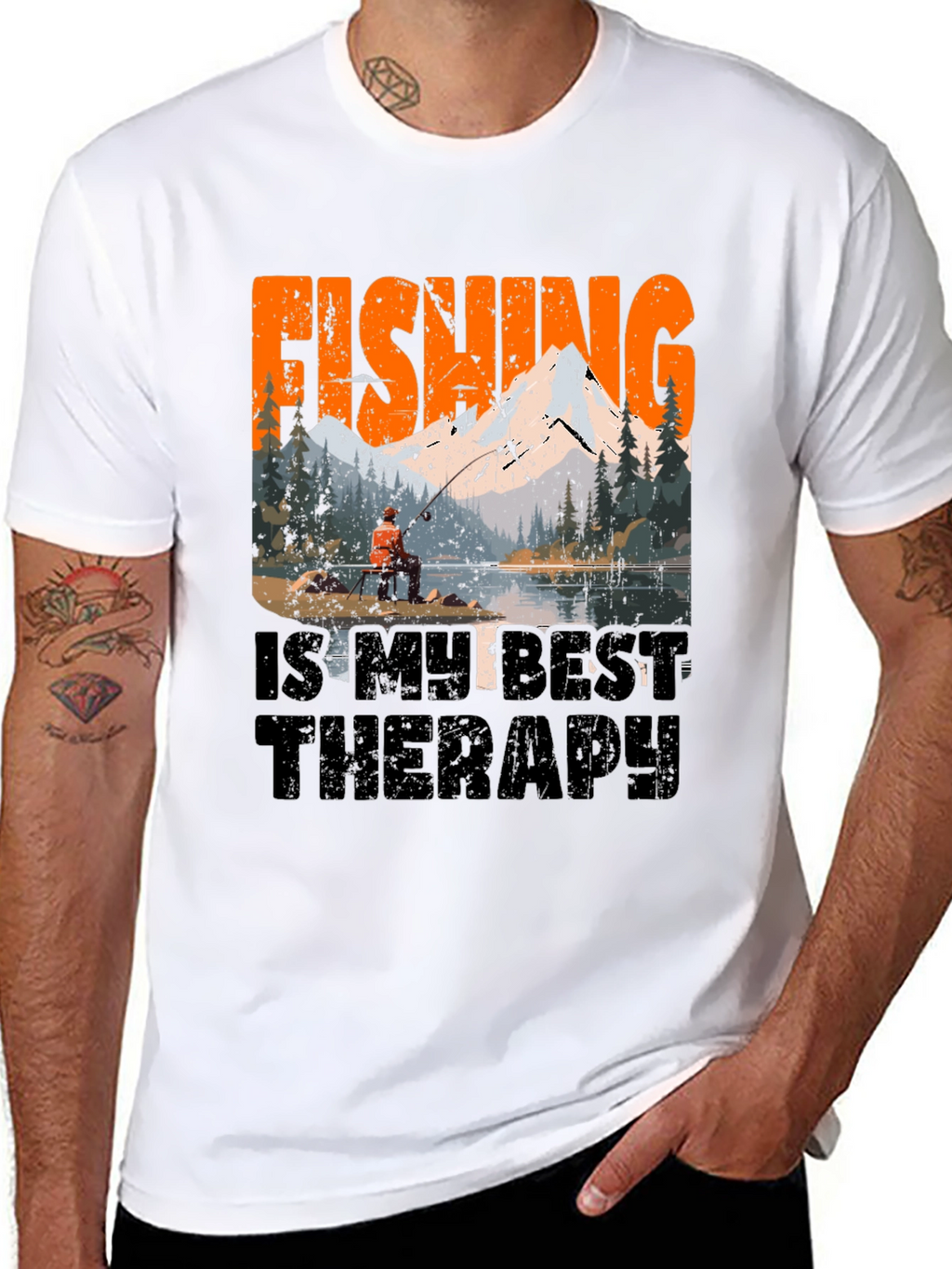 Fishing is My Best Therapy T-Shirt