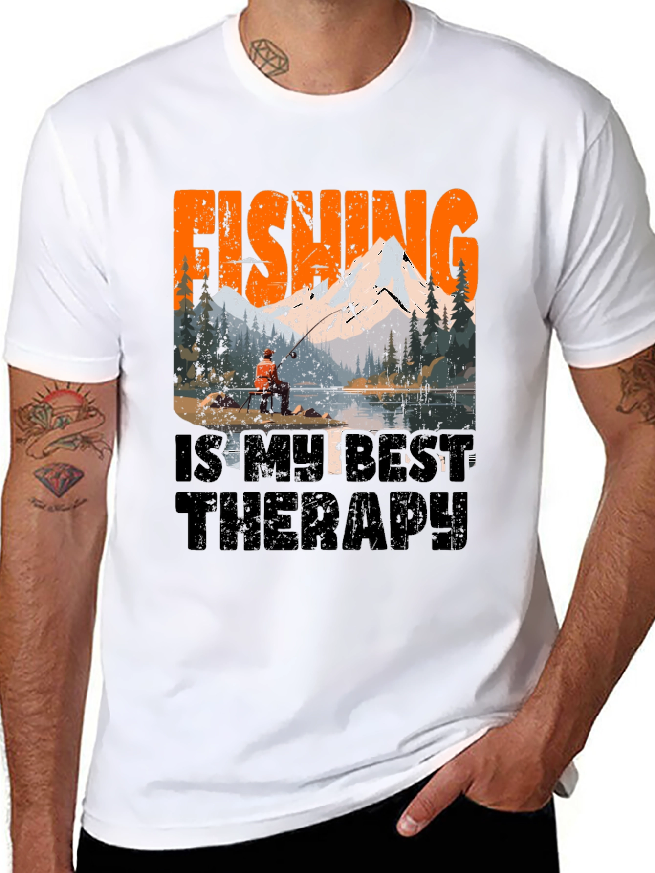 Fishing is My Best Therapy T-Shirt
