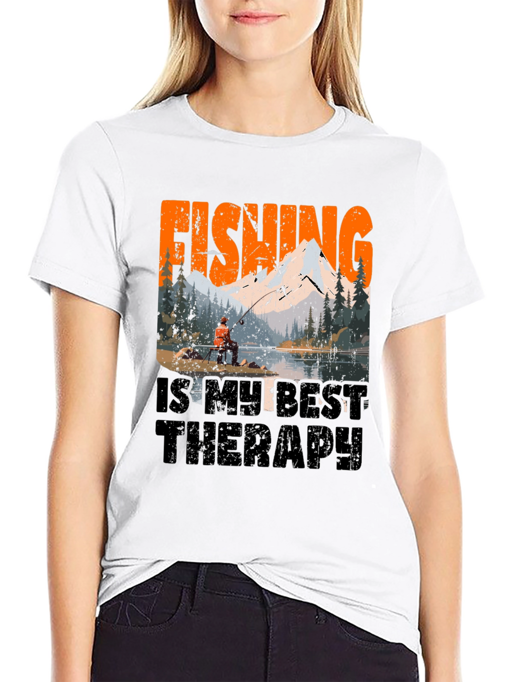 Fishing is My Best Therapy T-Shirt