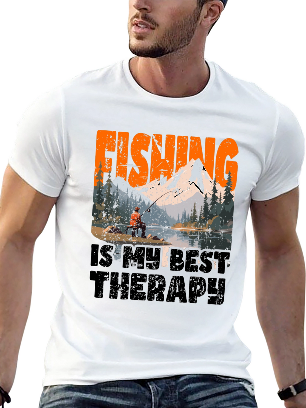 Fishing is My Best Therapy T-Shirt