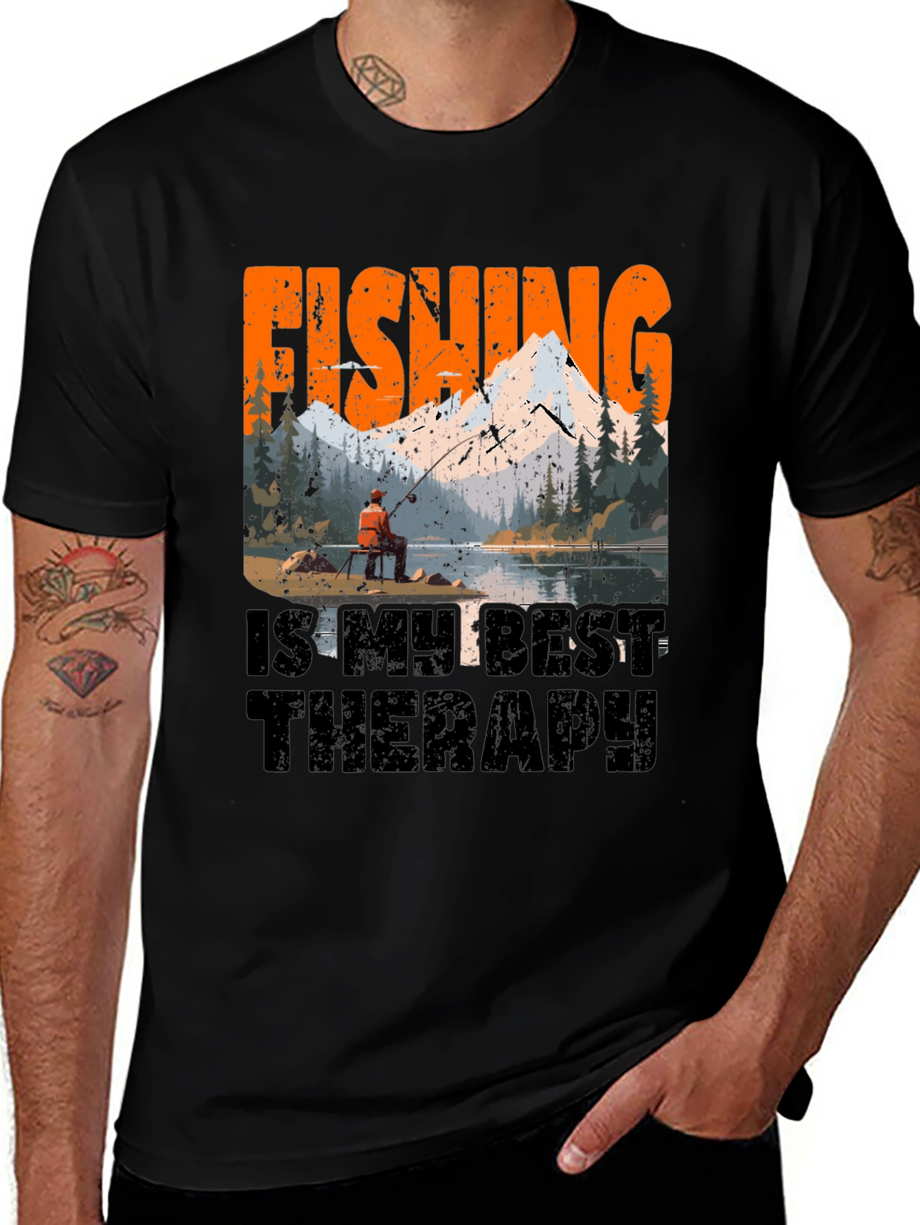 Fishing is My Best Therapy T-Shirt
