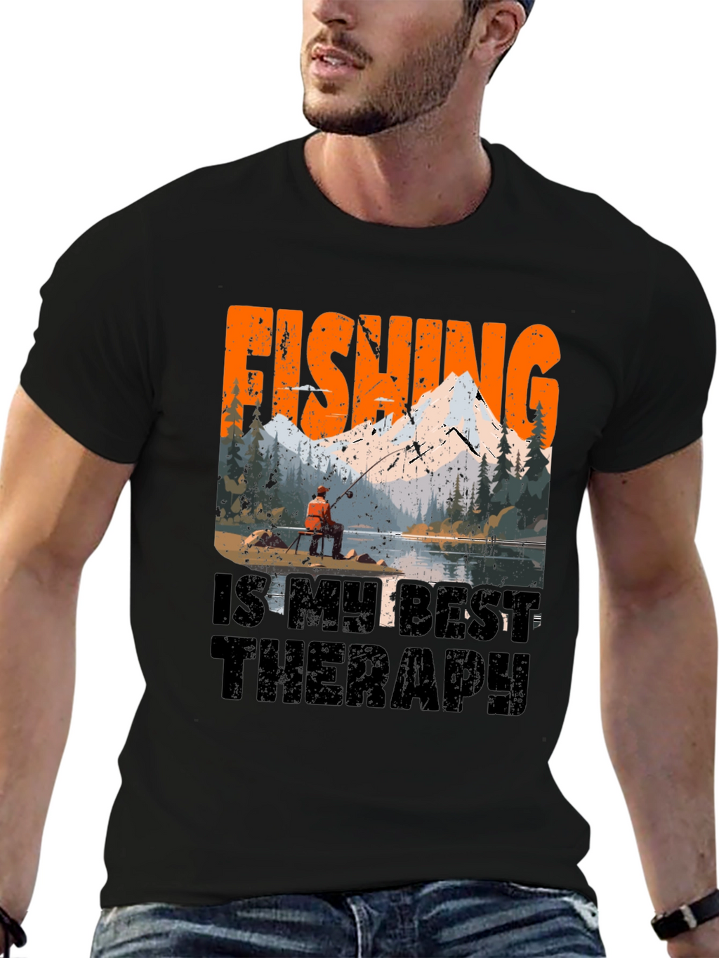 Fishing is My Best Therapy T-Shirt