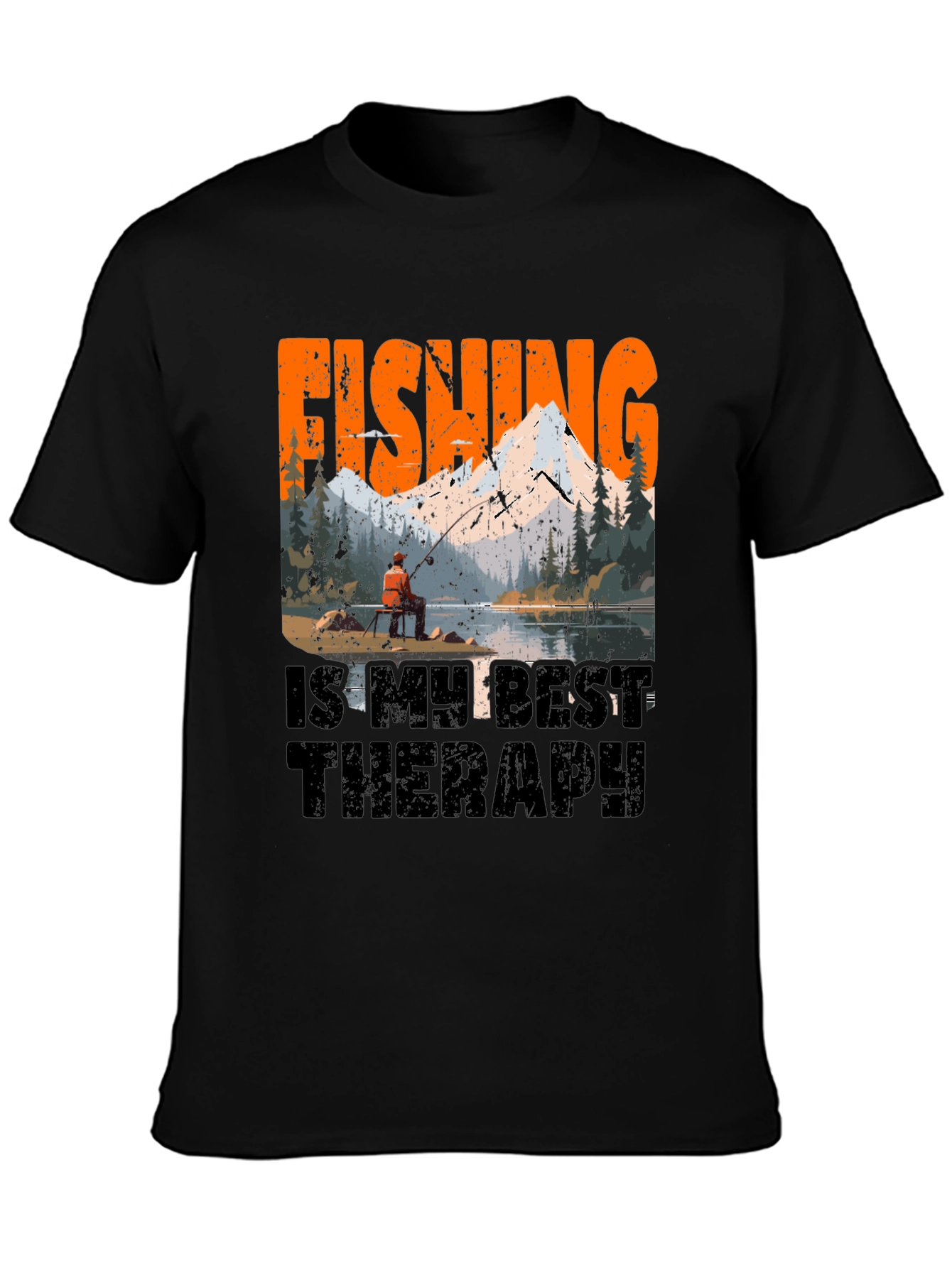 Fishing is My Best Therapy T-Shirt