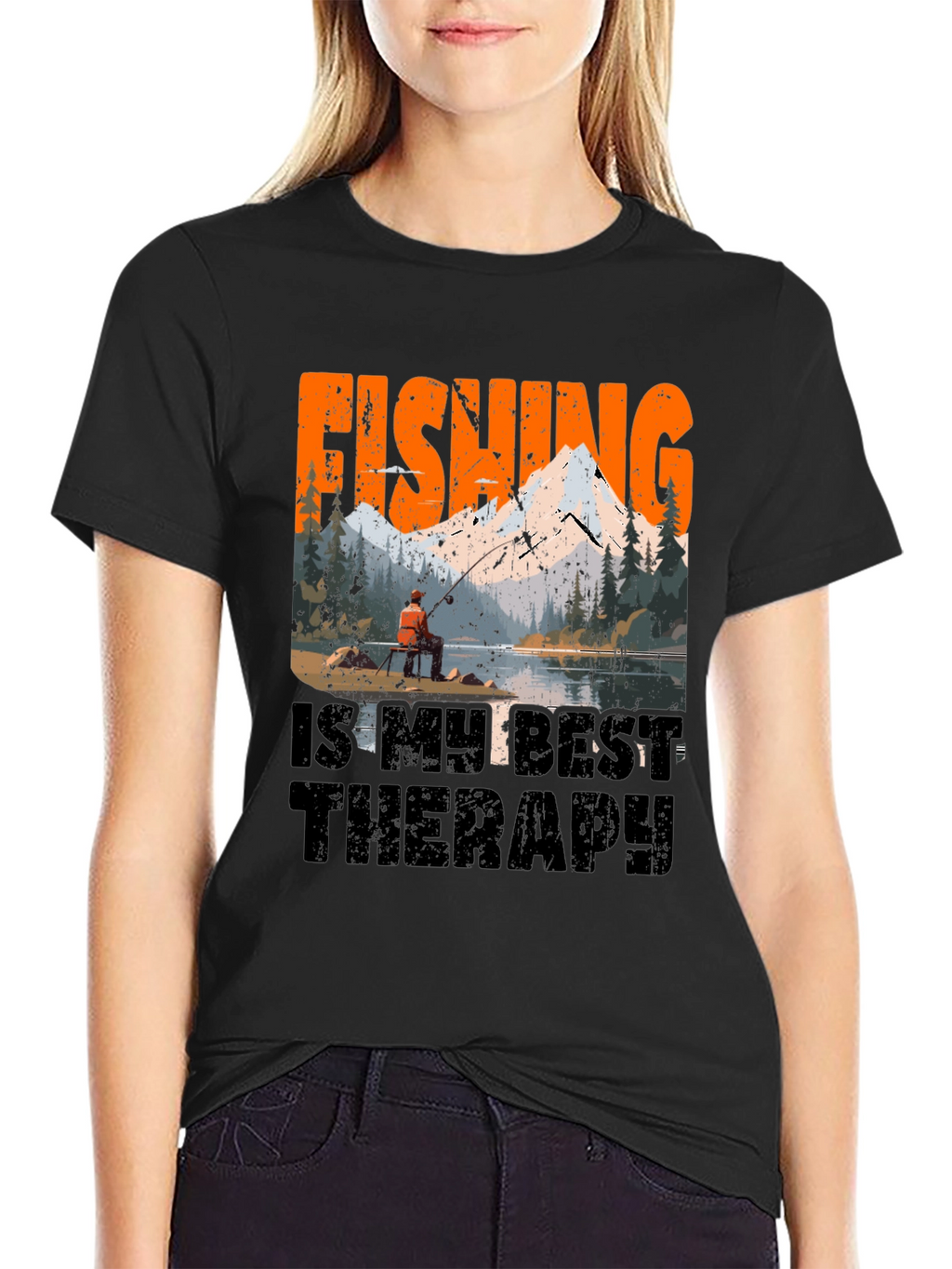 Fishing is My Best Therapy T-Shirt