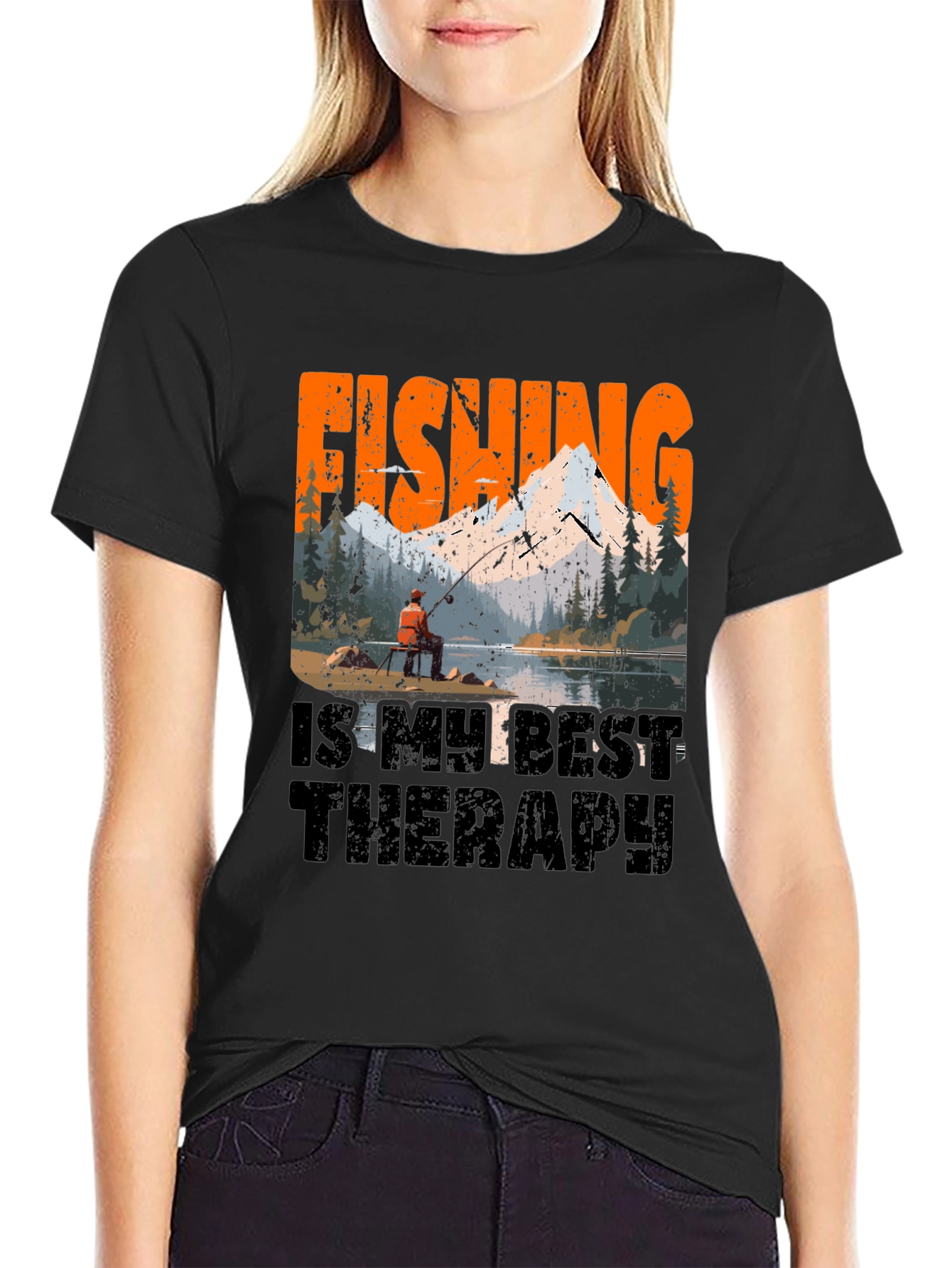 Fishing is My Best Therapy T-Shirt