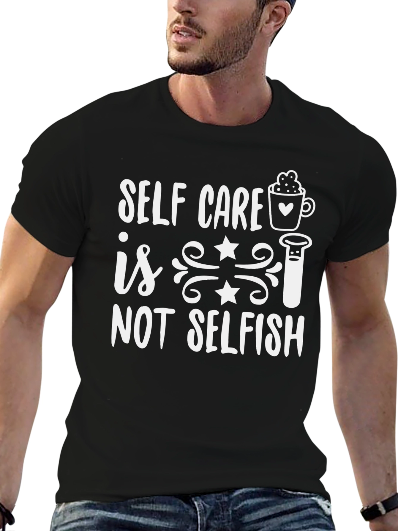 Self Care Is Not Selfish Graphic Tee