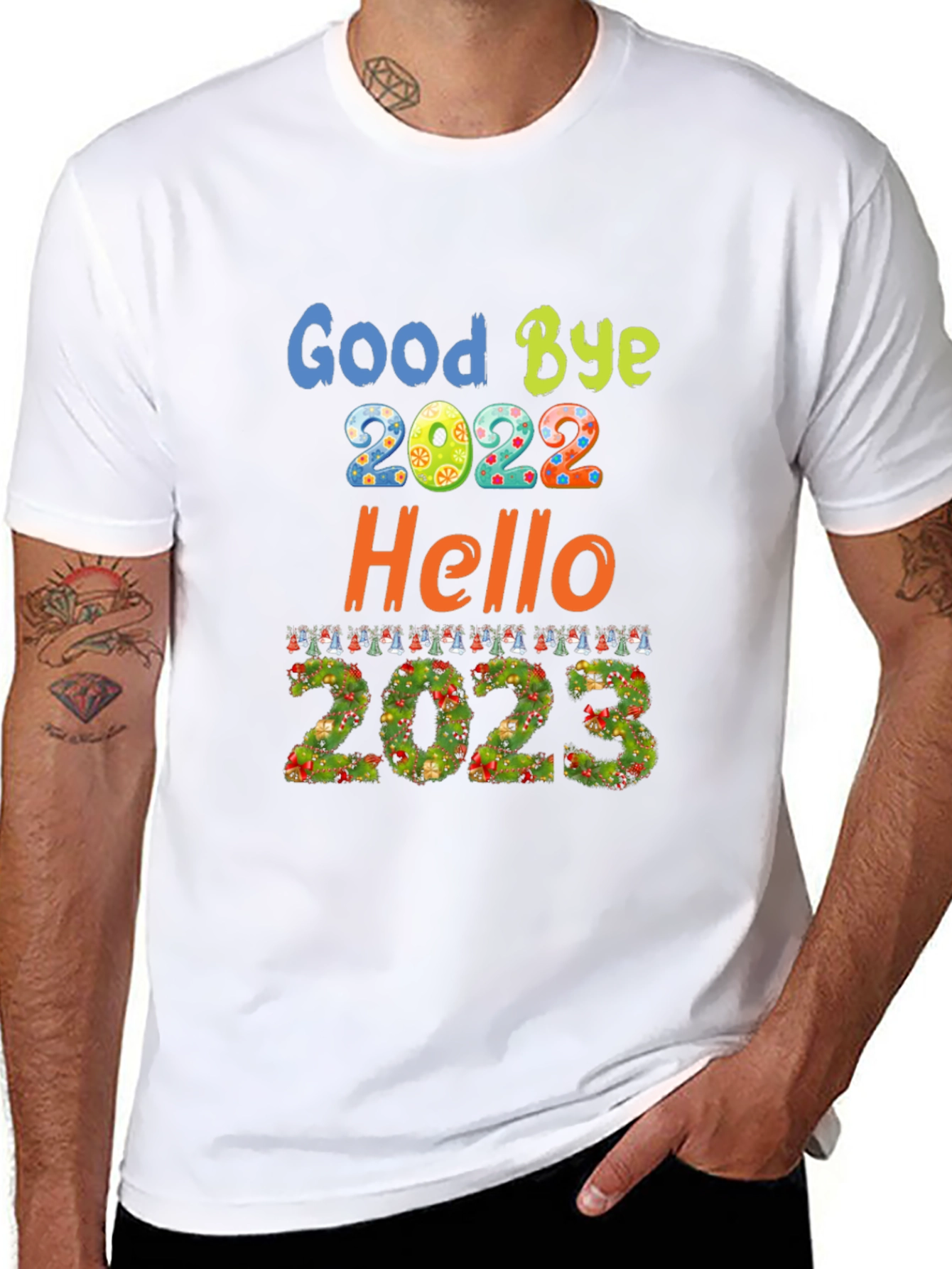 Goodbye 2022 Hello 2023 New Year T-Shirt