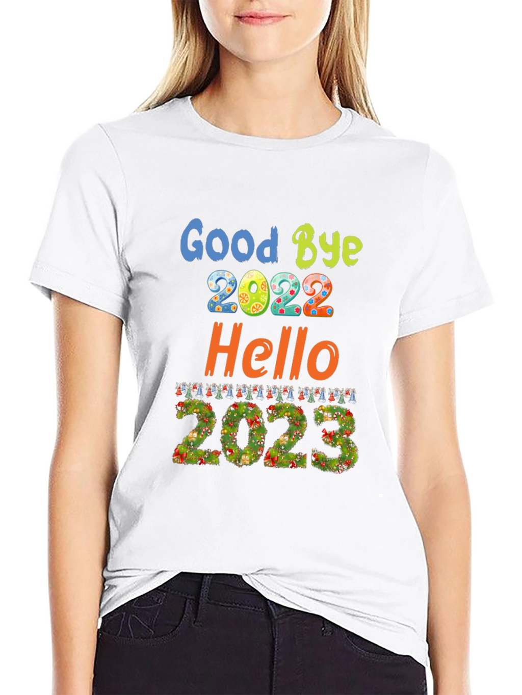 Goodbye 2022 Hello 2023 New Year T-Shirt