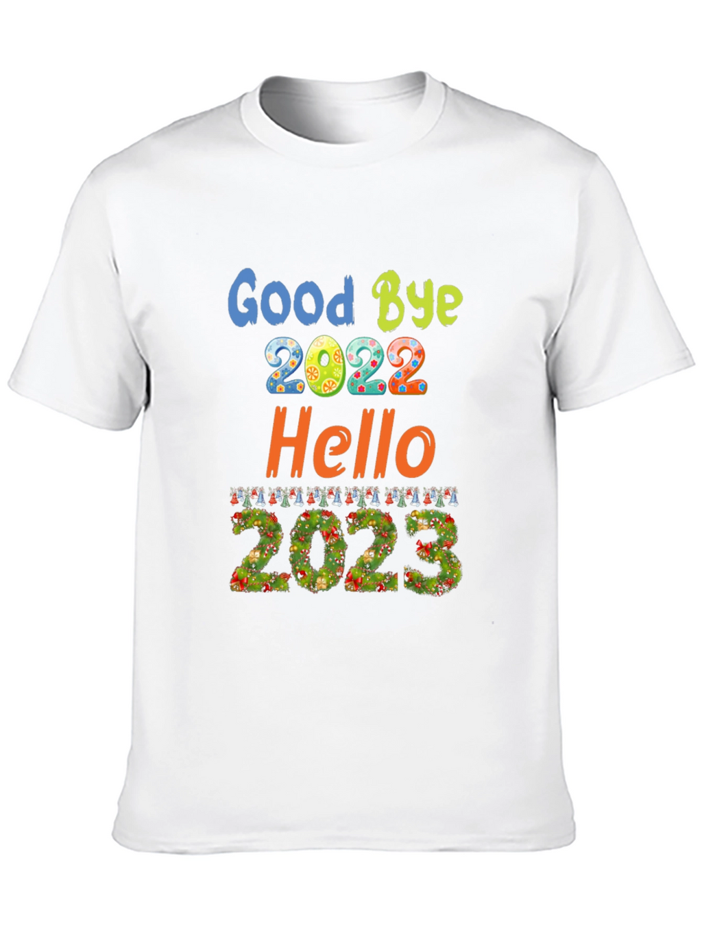 Goodbye 2022 Hello 2023 New Year T-Shirt