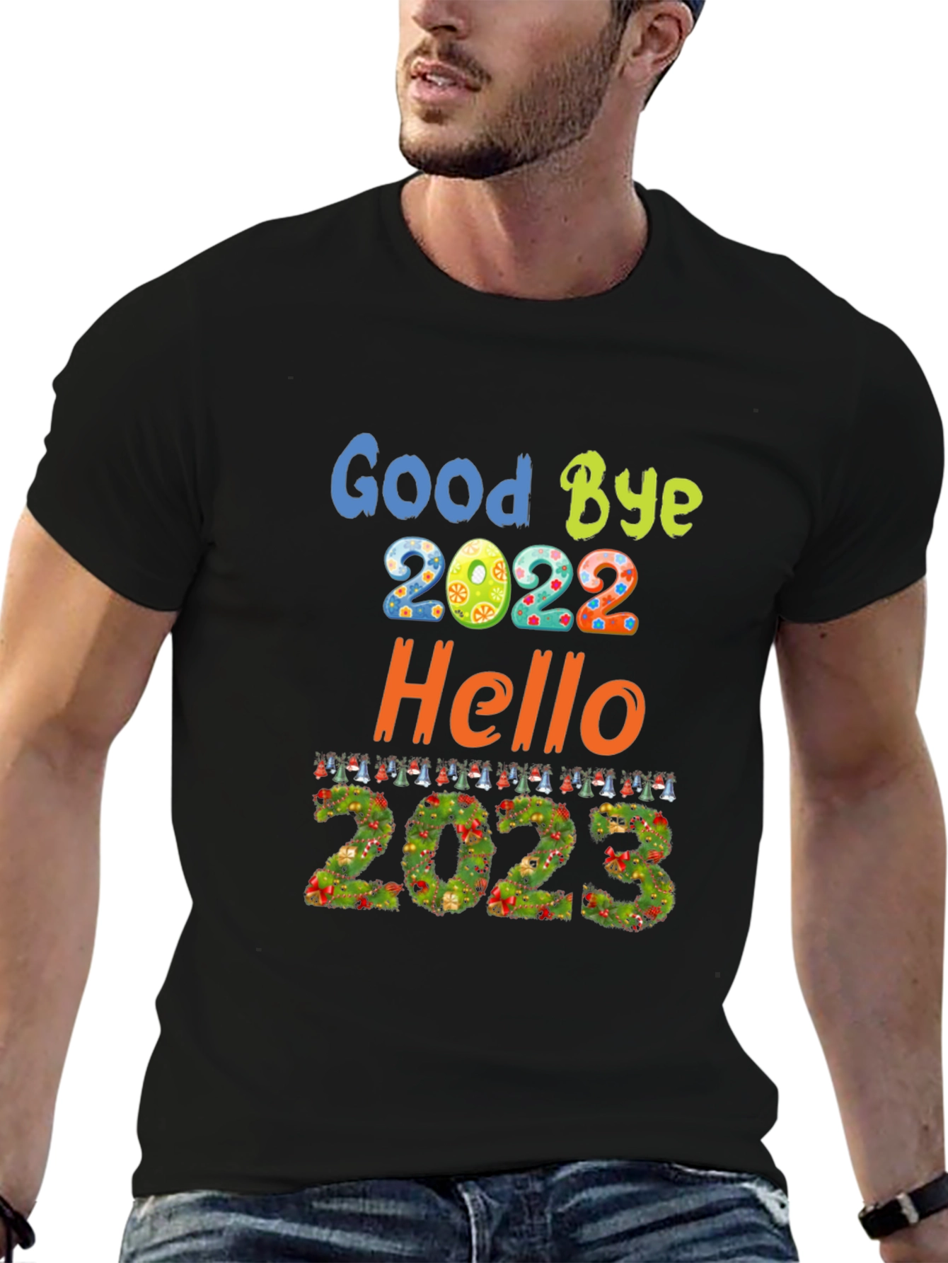 Goodbye 2022 Hello 2023 New Year T-Shirt