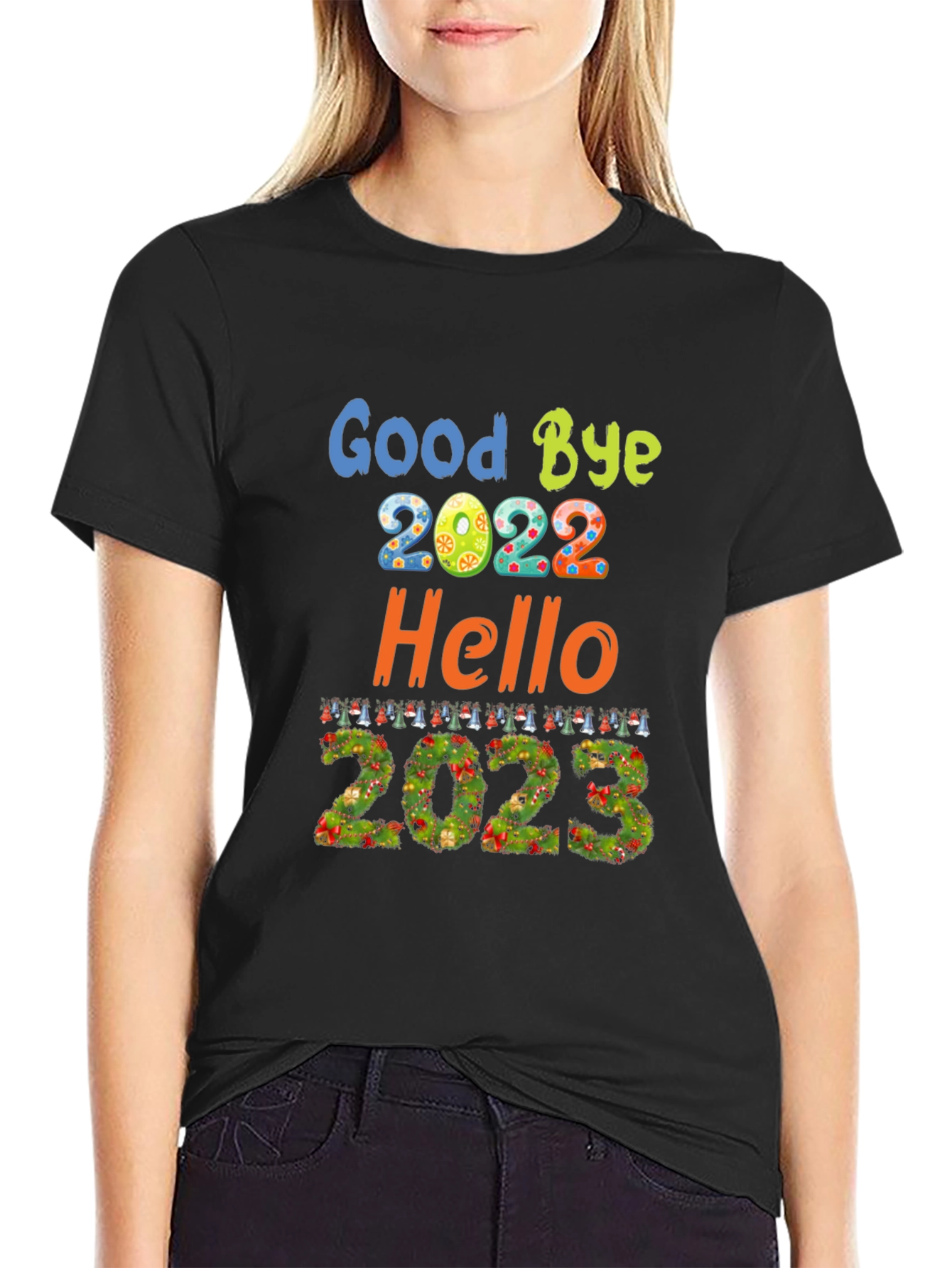 Goodbye 2022 Hello 2023 New Year T-Shirt