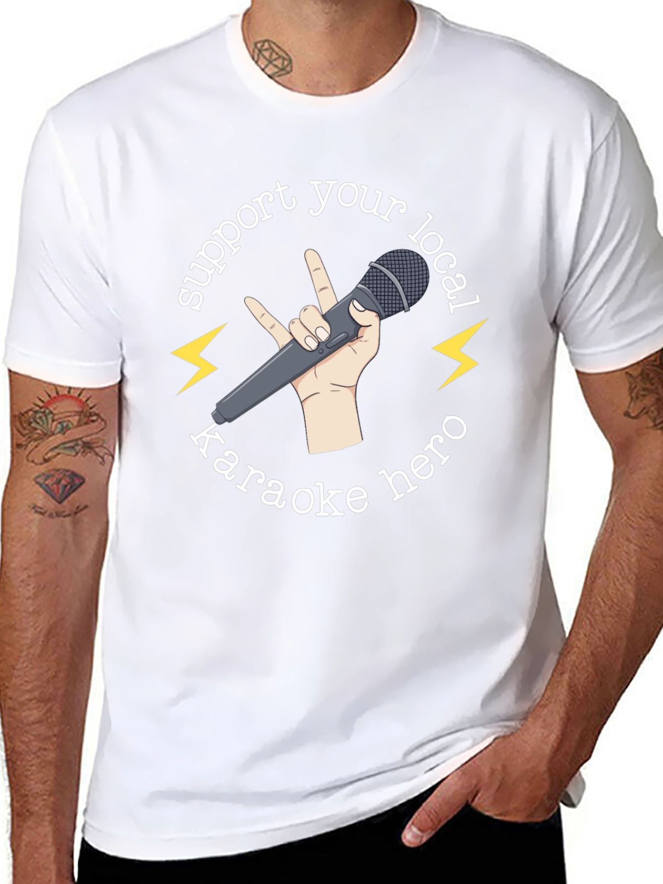 Support Your Local Karaoke Hero T-Shirt