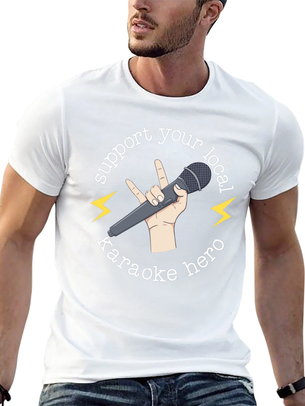 Support Your Local Karaoke Hero T-Shirt