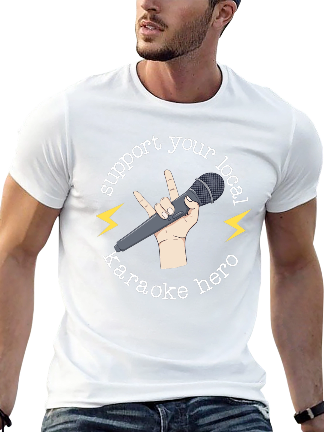 Support Your Local Karaoke Hero T-Shirt