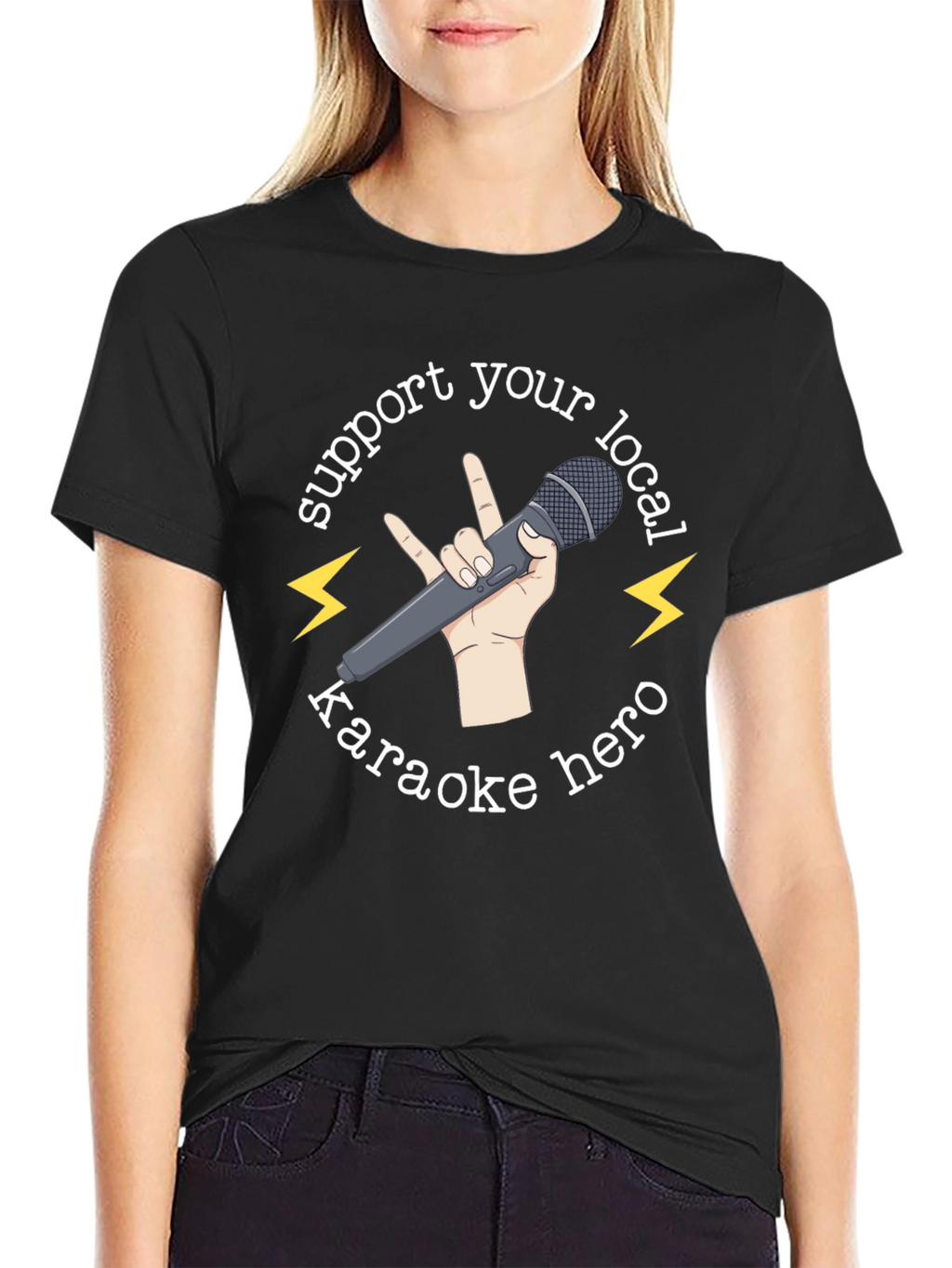 Support Your Local Karaoke Hero T-Shirt
