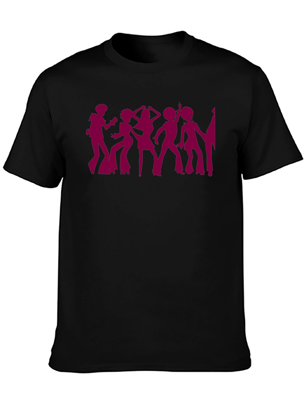Retro Disco Dancer Silhouette T-Shirt