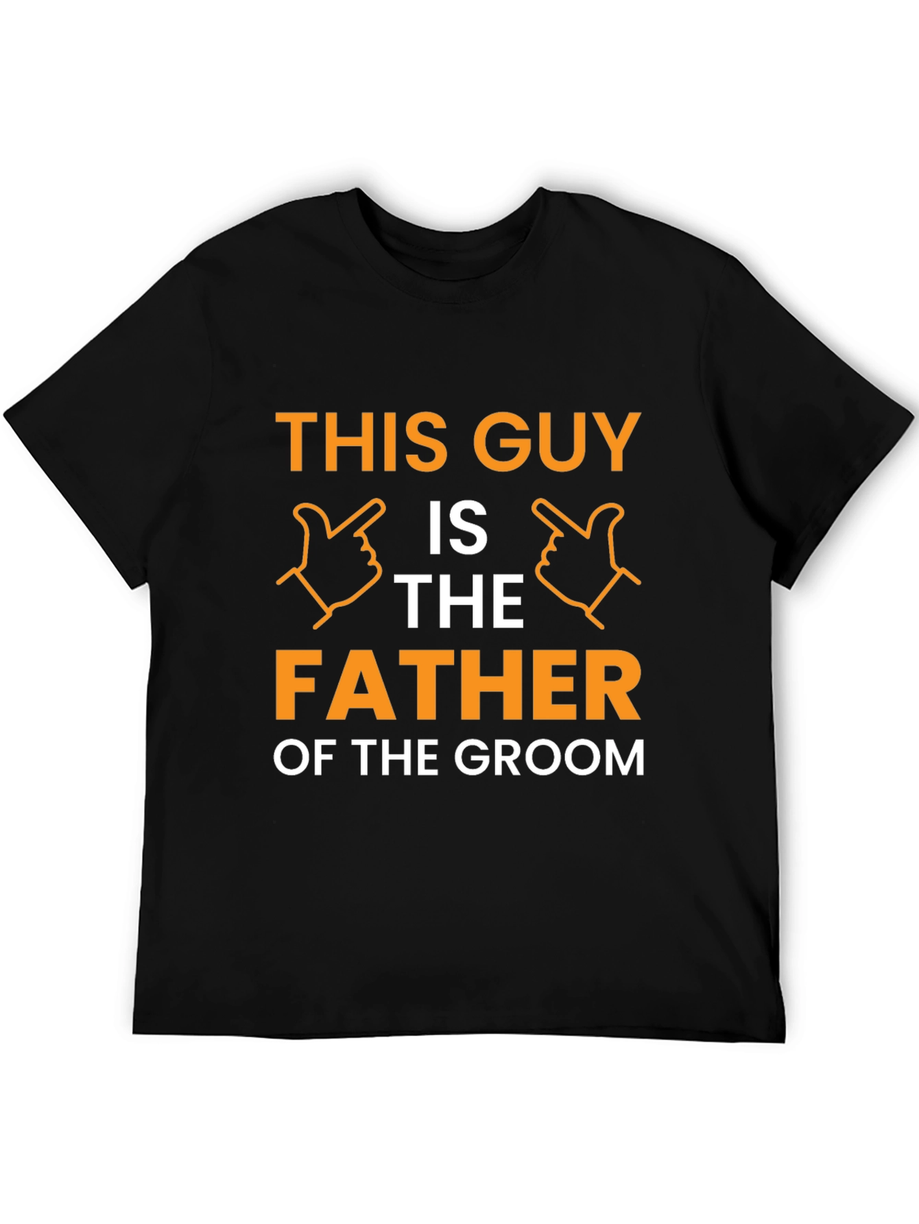Father of the Groom T-Shirt - Pointing Fingers