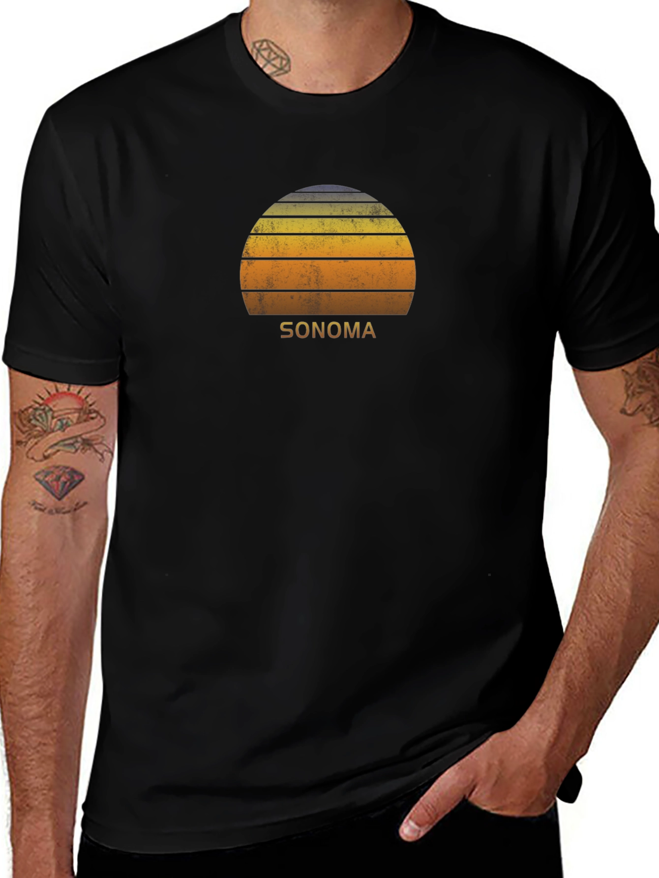Sonoma Retro Sunset Graphic Tee