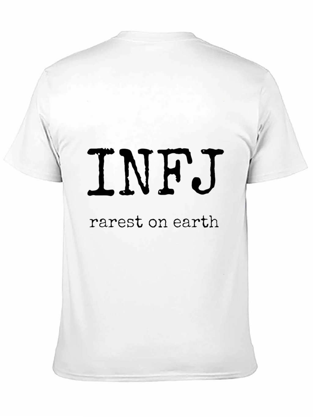 INFJ Rarest on Earth Black T-Shirt