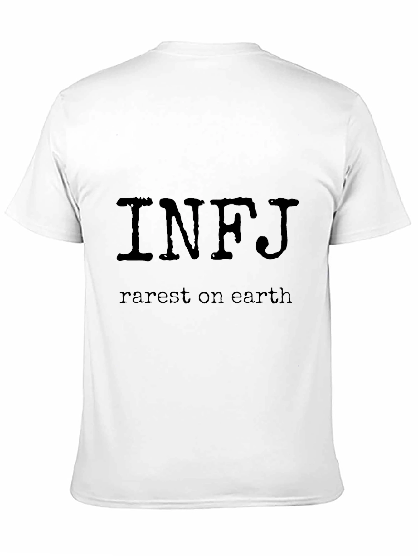 INFJ Rarest on Earth Black T-Shirt