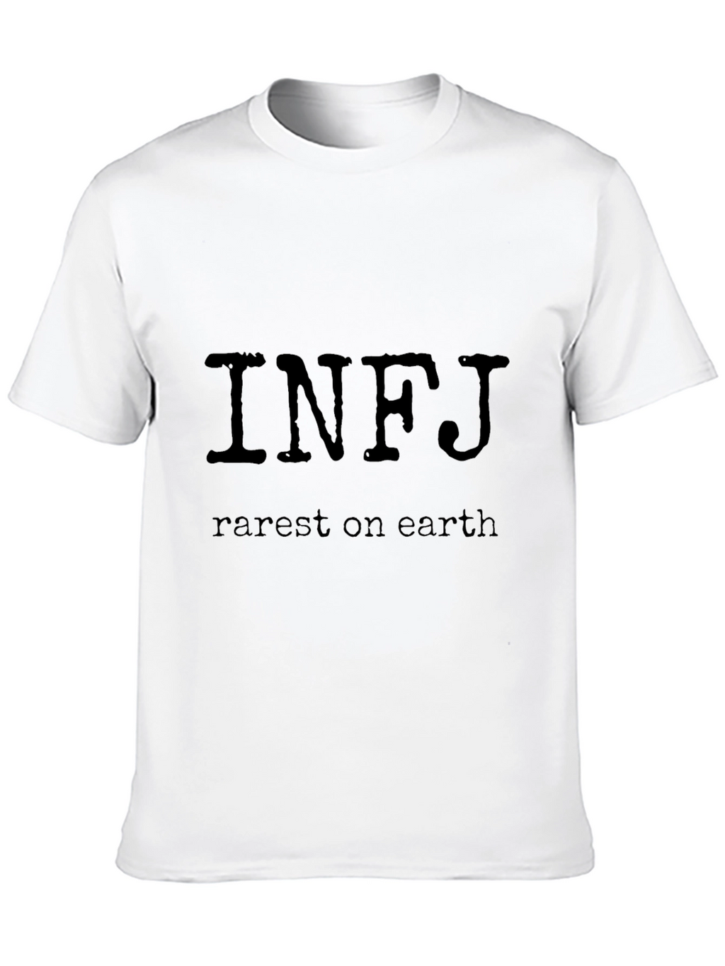 INFJ Rarest on Earth Black T-Shirt