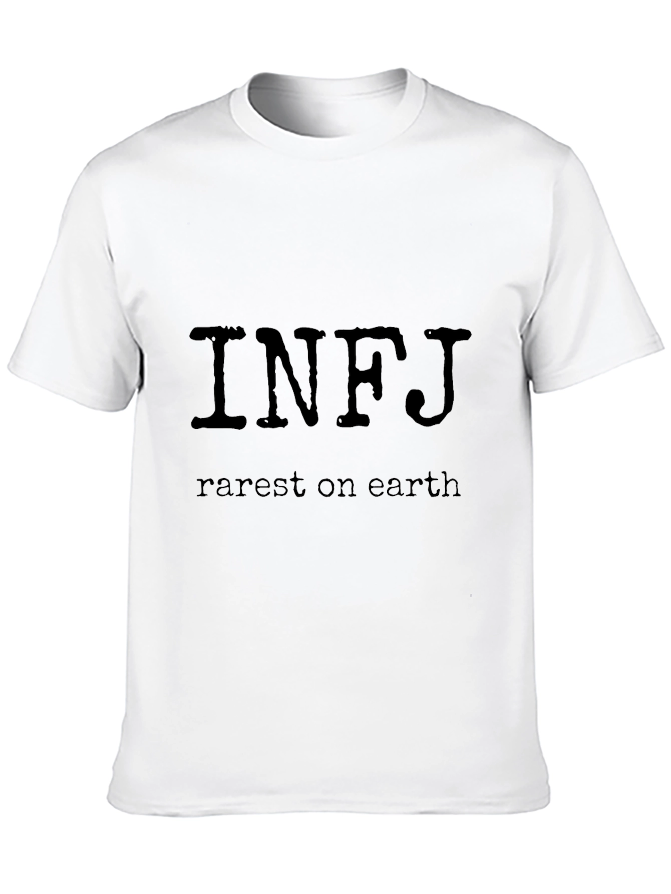 INFJ Rarest on Earth Black T-Shirt