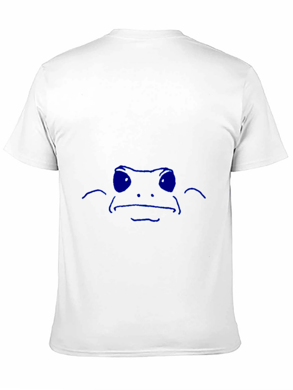 Cool Blue Frog Graphic Black T-Shirt