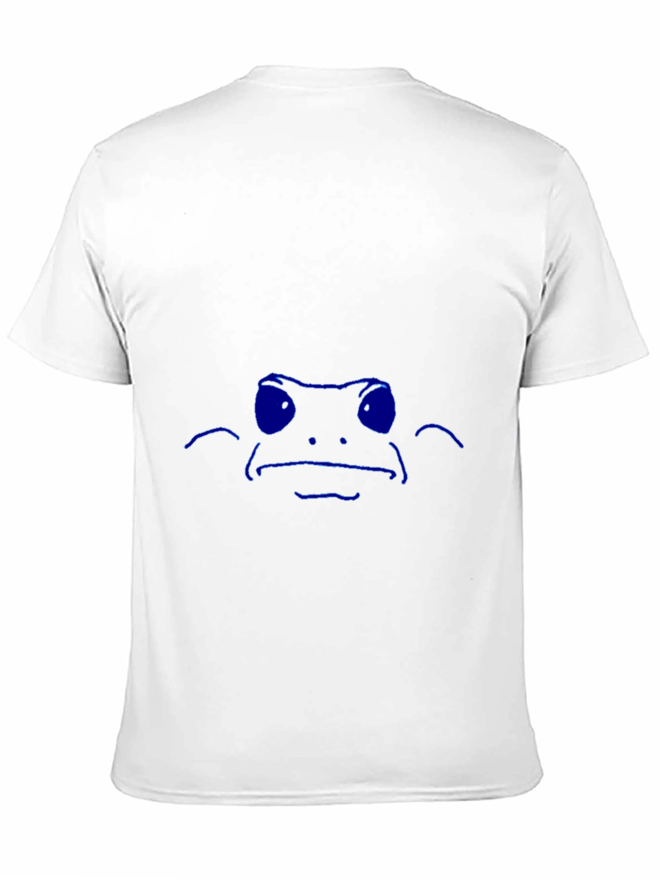 Cool Blue Frog Graphic Black T-Shirt